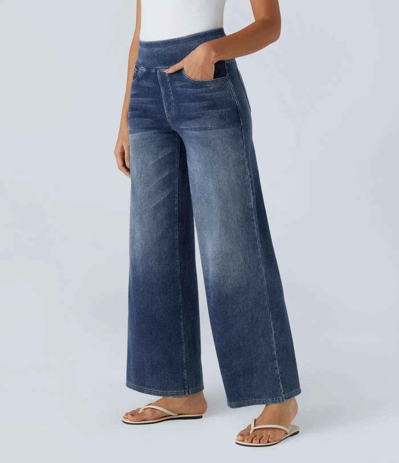 FLEUR | COMFORTABELE WIJDE JEANS